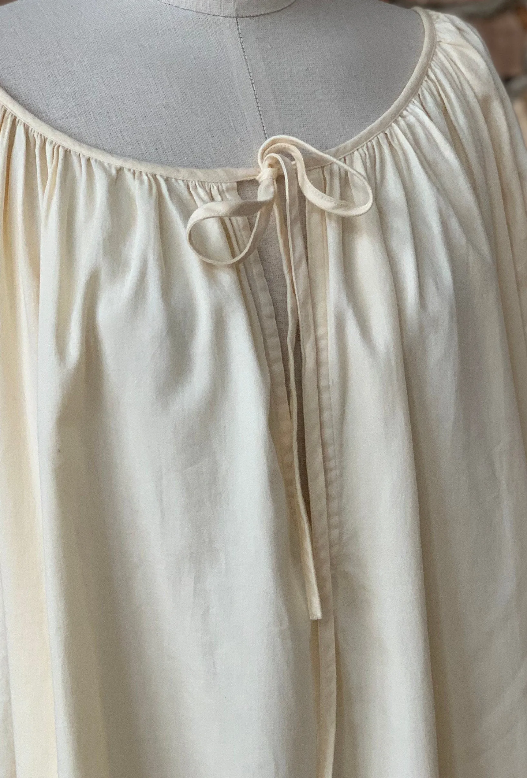 Milda Gown in Ecru Cotton