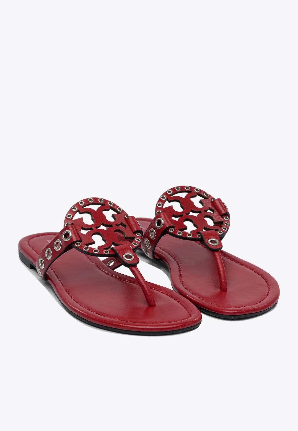 Miller Eyelet Thong Sandals