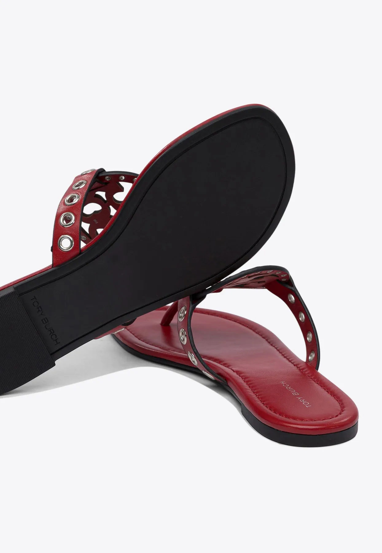 Miller Eyelet Thong Sandals