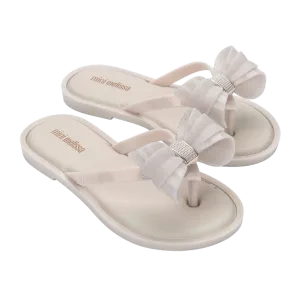 Mini Melissa Flip Flop IV Kids - Beige / Beige