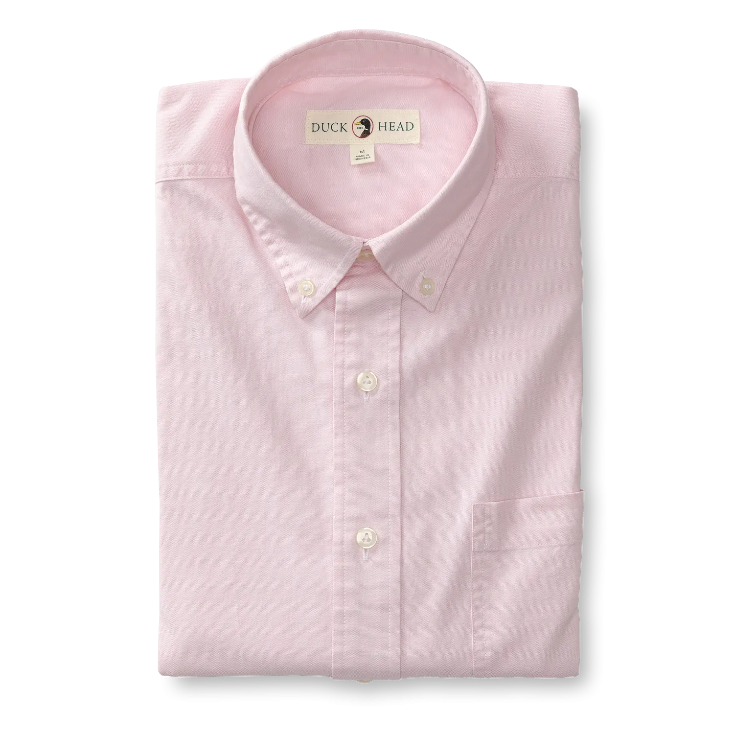 Morris Solid Cotton Oxford Sport Shirt - Light Pink