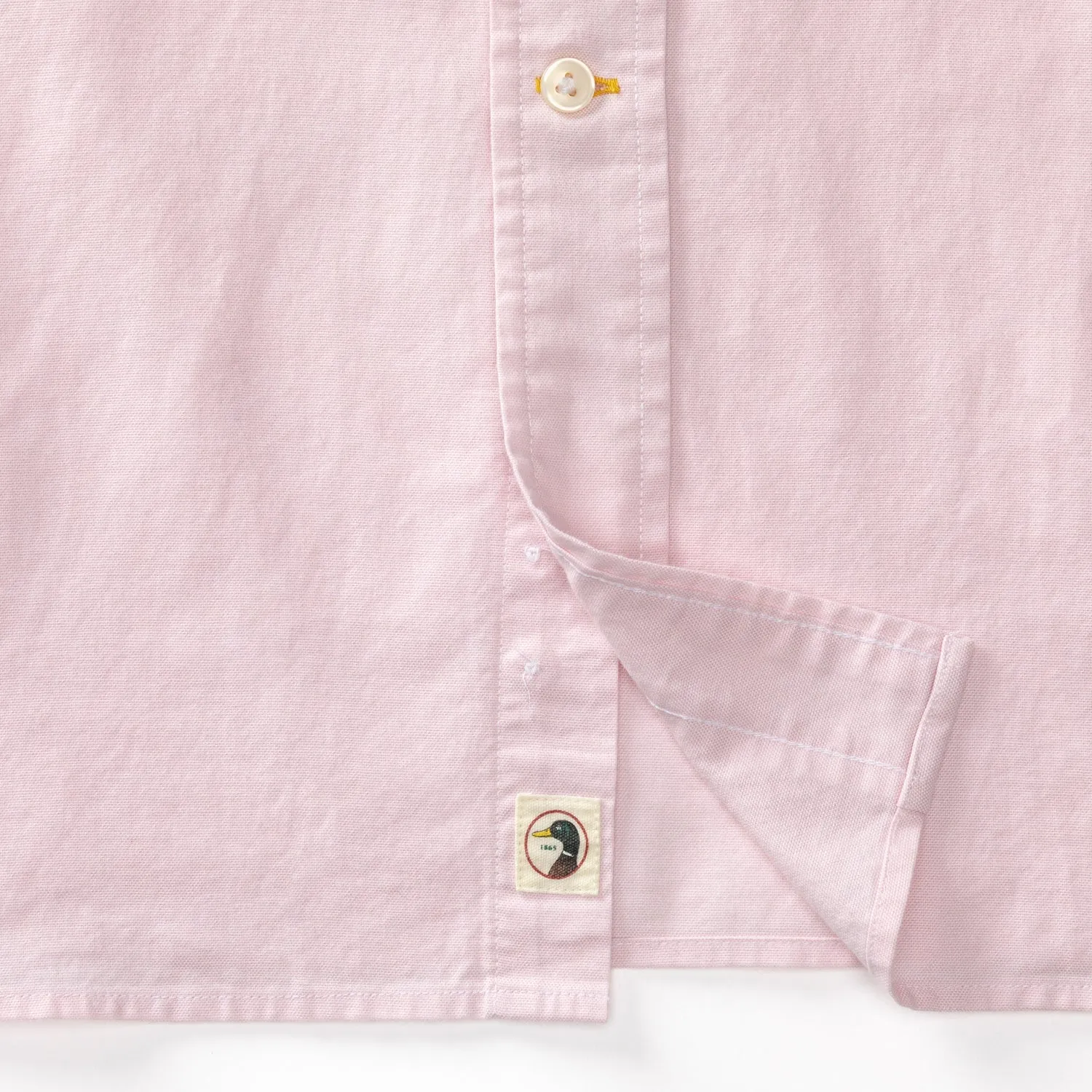 Morris Solid Cotton Oxford Sport Shirt - Light Pink