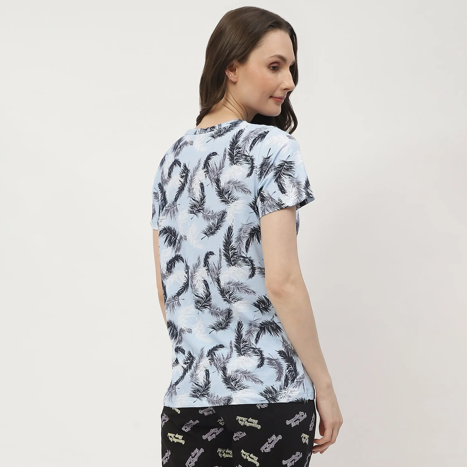 mSECRET White & Blue Combo T-shirt