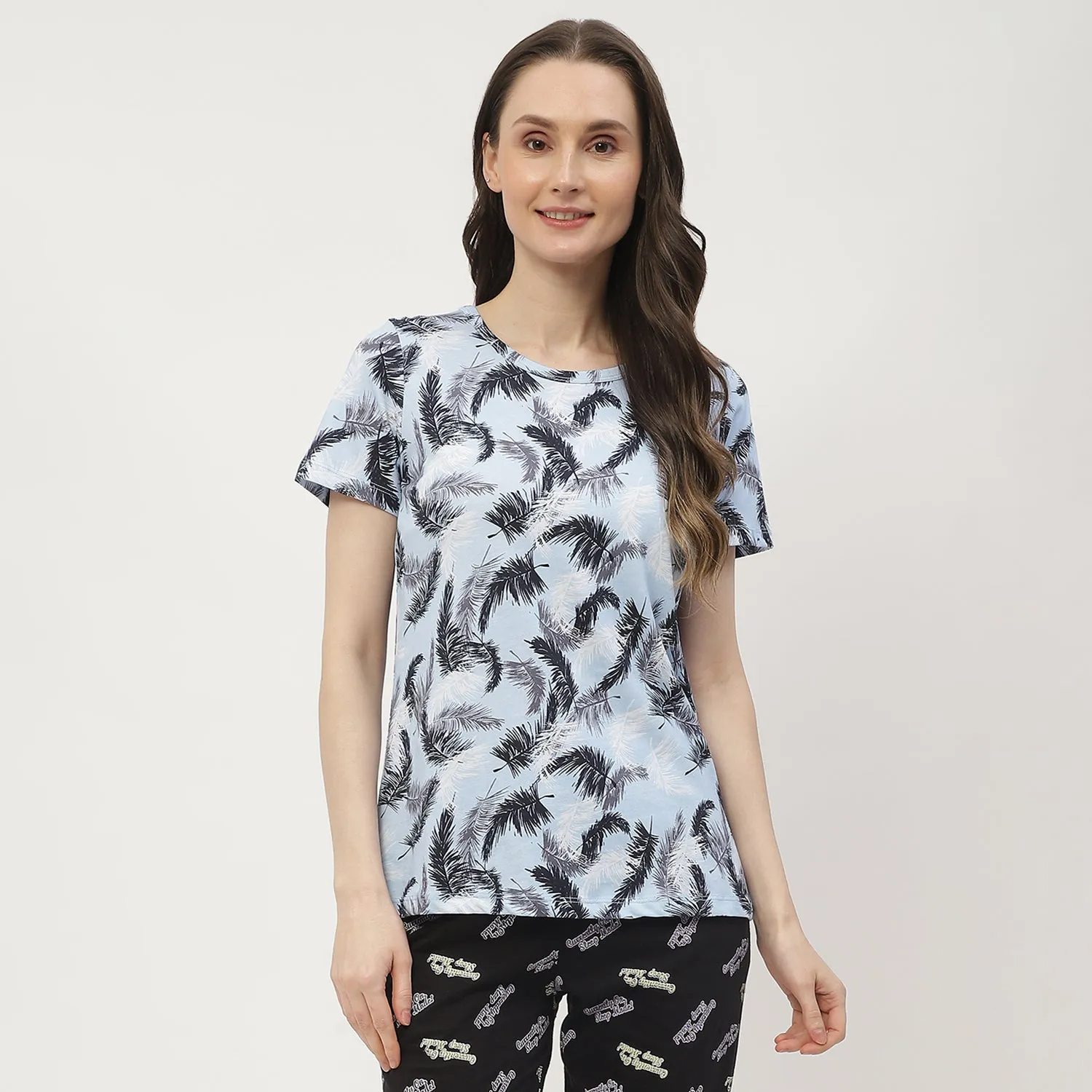 mSECRET White & Blue Combo T-shirt