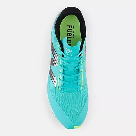 New Balance | FuelCell XC7 v5 | Men's | Cyber Jade/Black/Silver Metallic