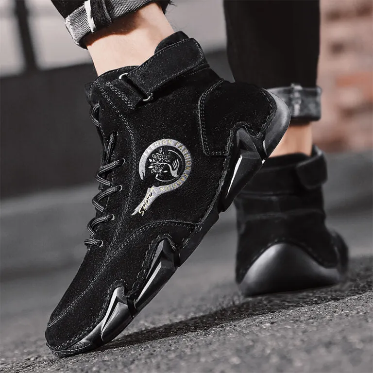 New Handmade Leather Western Boots Work Shoes Casual Shoes Free Shipping