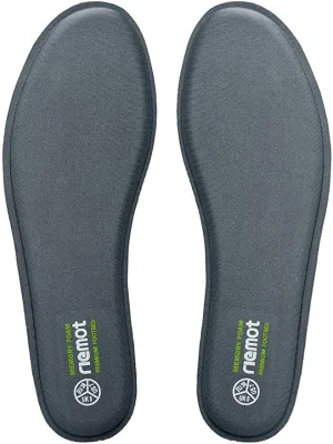 New riemot Women's Memory Foam Insoles Super Soft Replacement Innersoles for Running Shoes Work Boots Comfort Cushioning Shoe Inserts Grey US 7