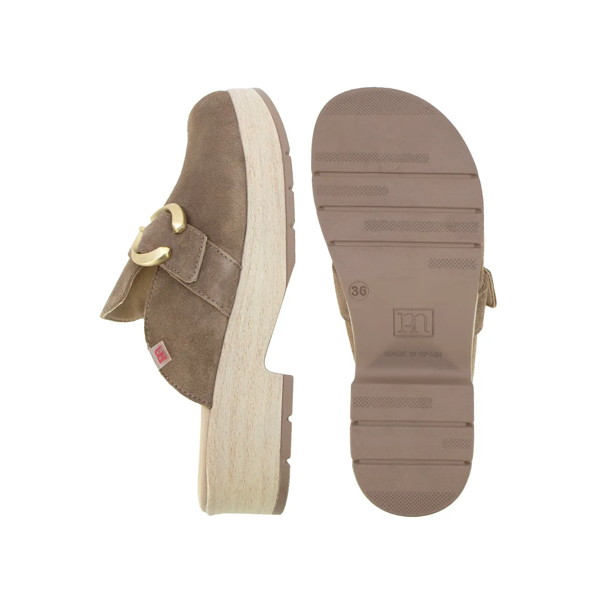 Noura Oak Ultra Light Clog Sandals