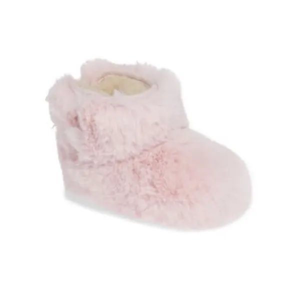 NWT UGG JESSE BOW ll FLUFF BOOTS IN LIGHT PINK SZ 4/5!