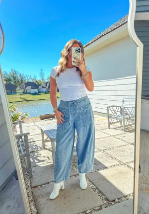 Nylah Jeans - Light denim