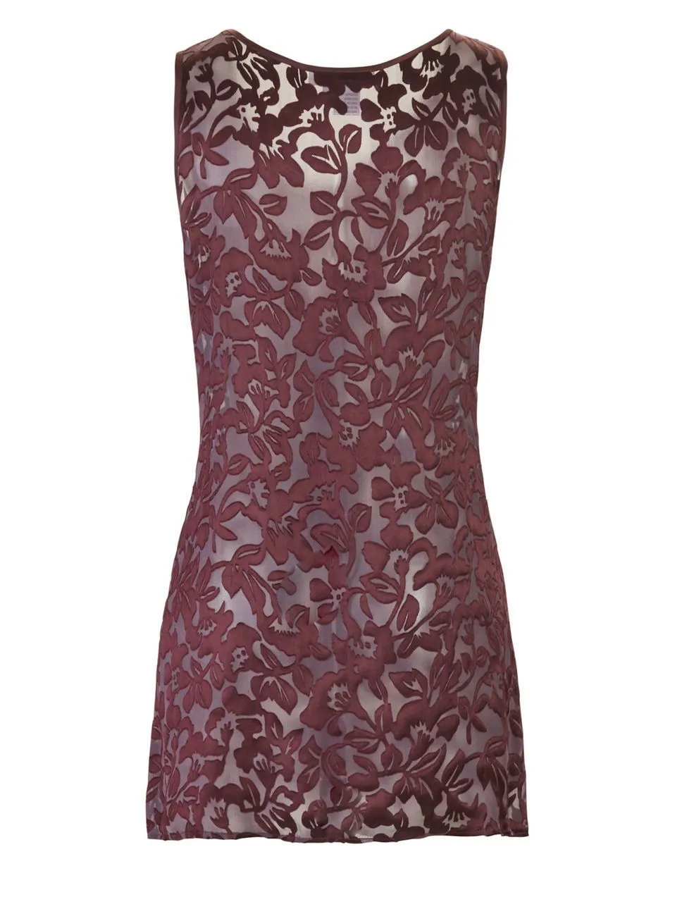 Nyteez Women's Nightgown Silk Burnout Chemise Lace Look