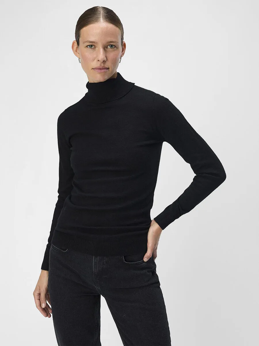OBJThess Rollneck - Black