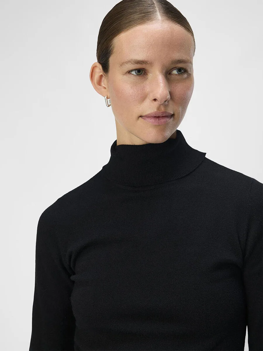 OBJThess Rollneck - Black