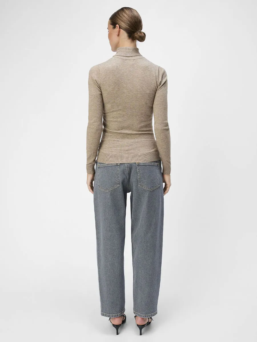 OBJThess Rollneck - Desert Taupe