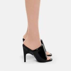 Open Toe Half Slippers Stiletto Sandals