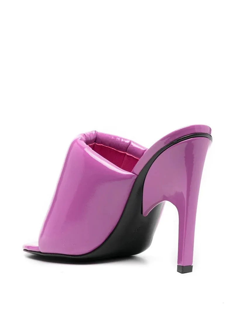 Open Toe Half Slippers Stiletto Sandals