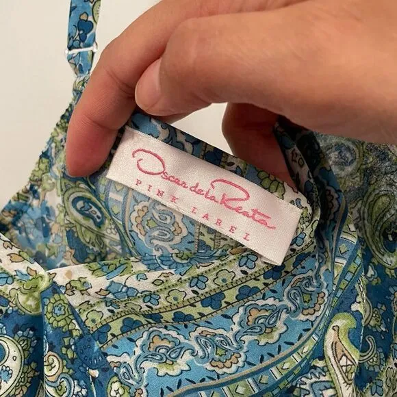 Oscar de la renta babydoll top