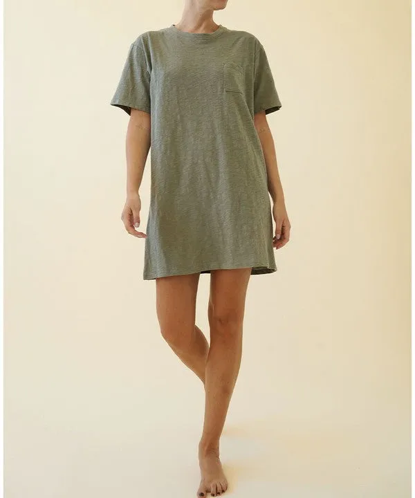Oversized Cotton Homestay Pajama Dress