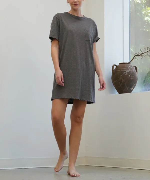Oversized Cotton Homestay Pajama Dress