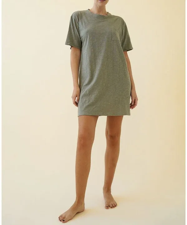 Oversized Cotton Homestay Pajama Dress