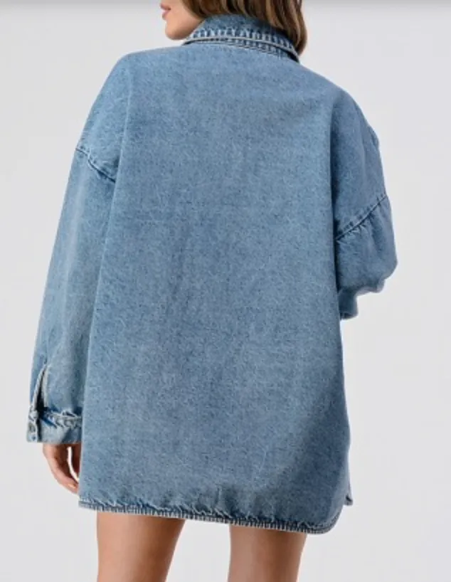 Oversized Denim Shacket