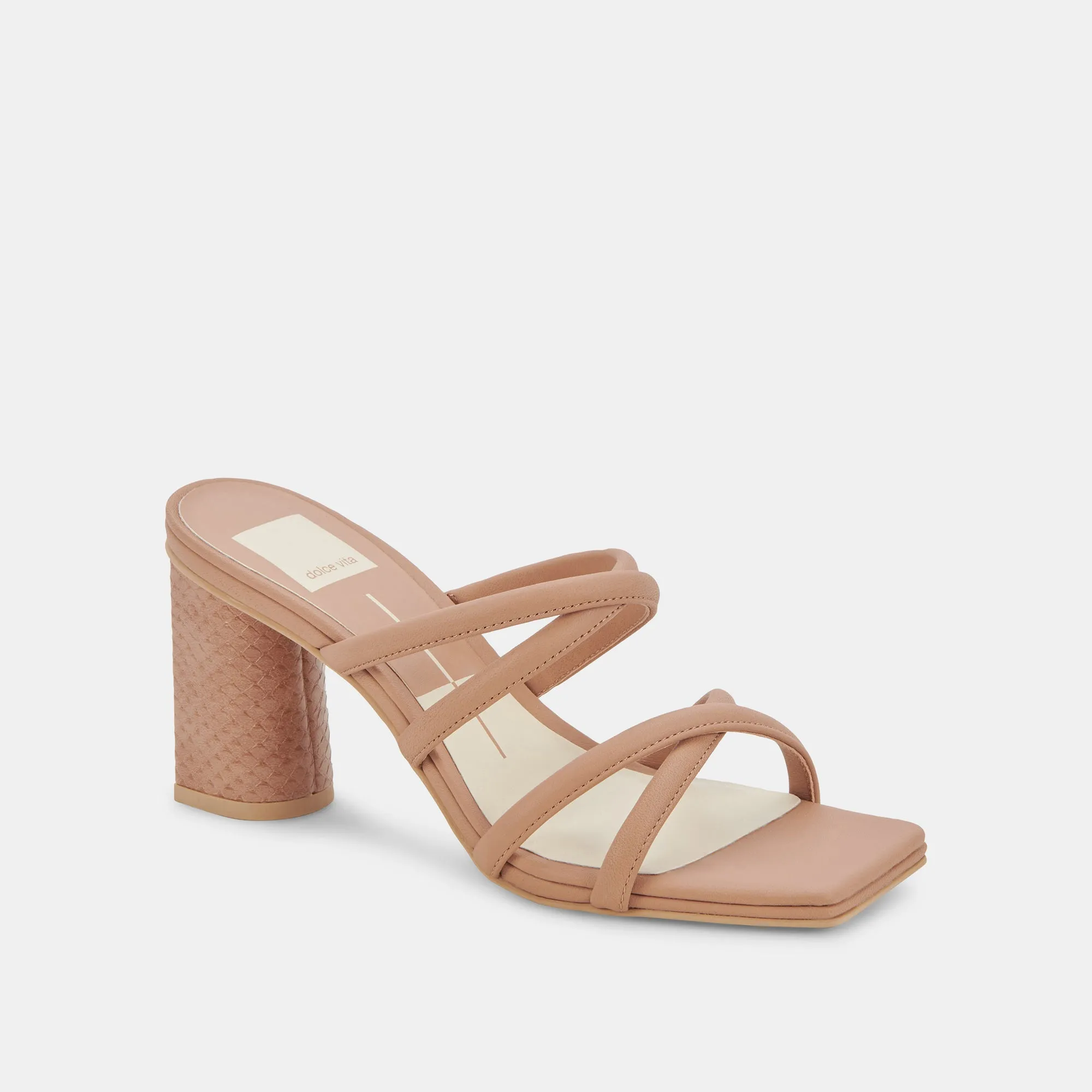 PATSI HEELS CAFE LEATHER