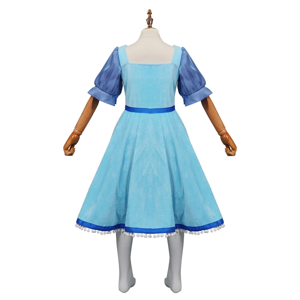 Peter Pan Wendy Cosplay Costume Nightgown Sleepwear Outfits Halloween Carnival Suit