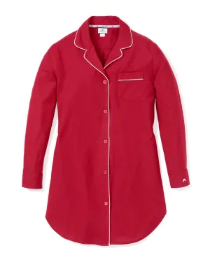PETITE PLUME- WOMEN'S FLANNEL NIGHT SHIRT