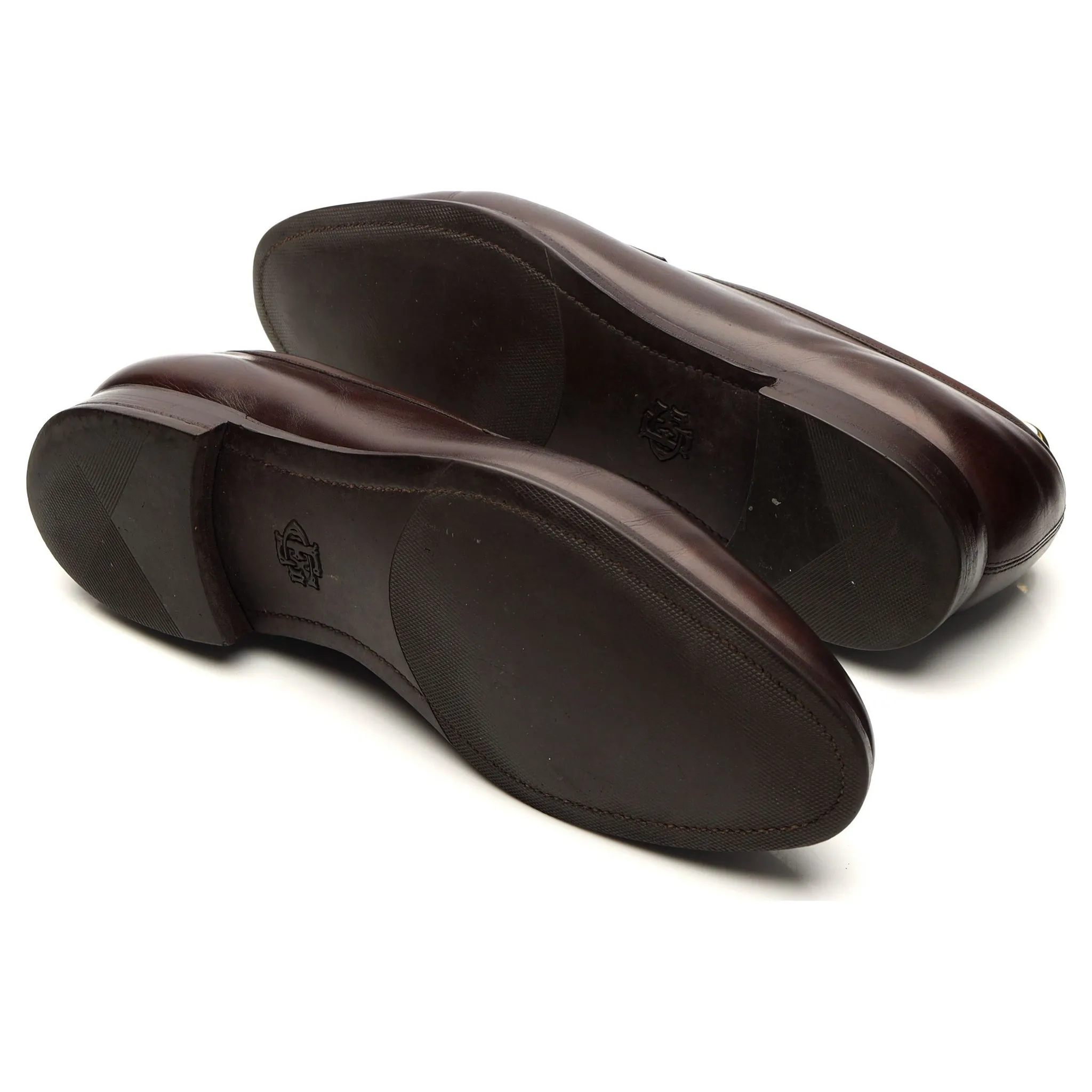 'Piccadilly' Dark Brown Leather Loafers UK 11.5 F