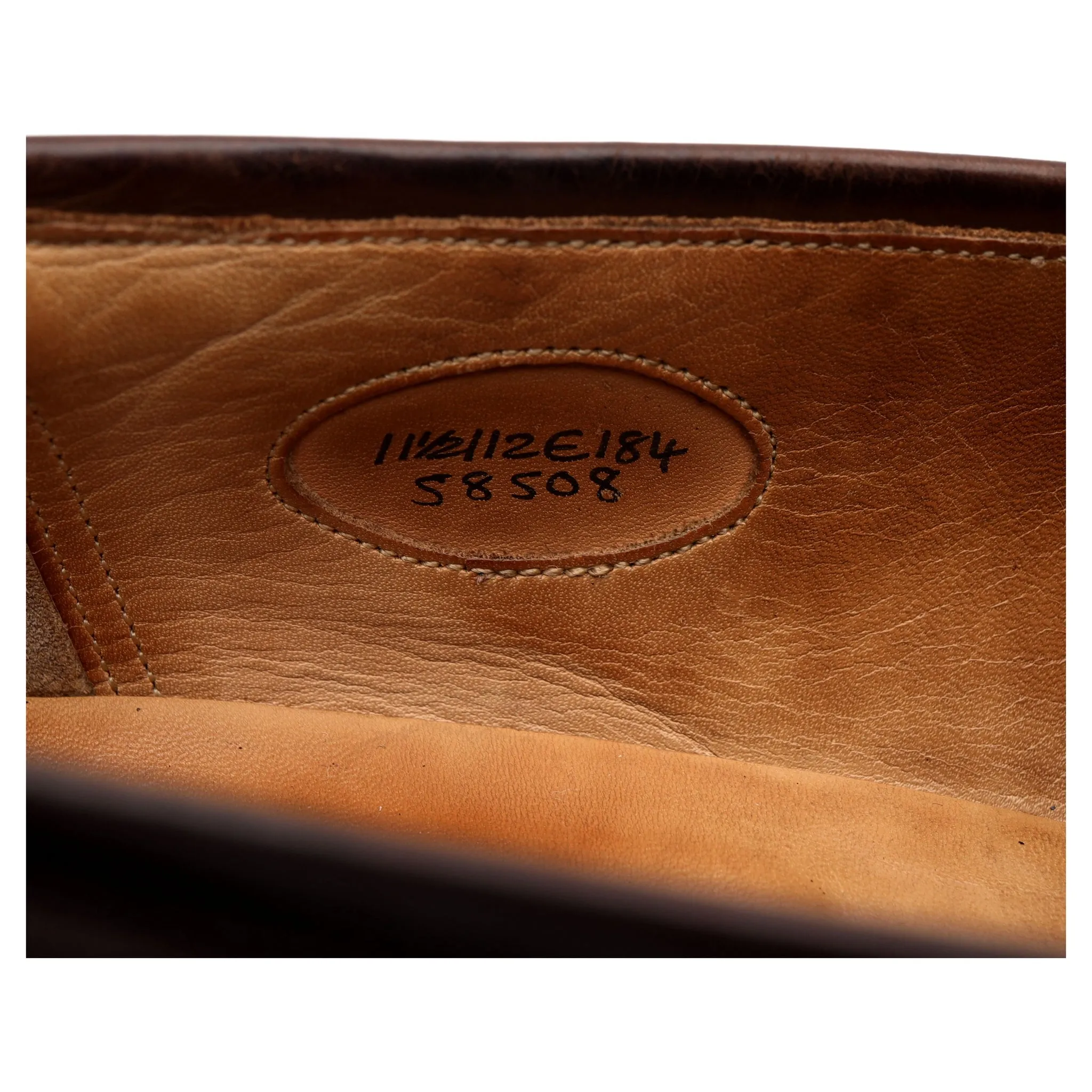 'Piccadilly' Dark Brown Leather Loafers UK 11.5 F