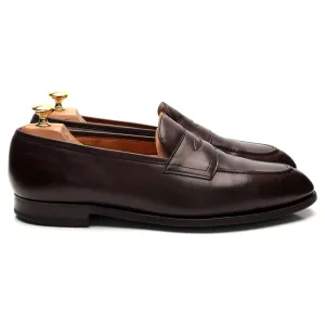 'Piccadilly' Dark Brown Leather Loafers UK 11.5 F