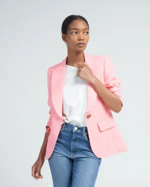 pintuck blazer