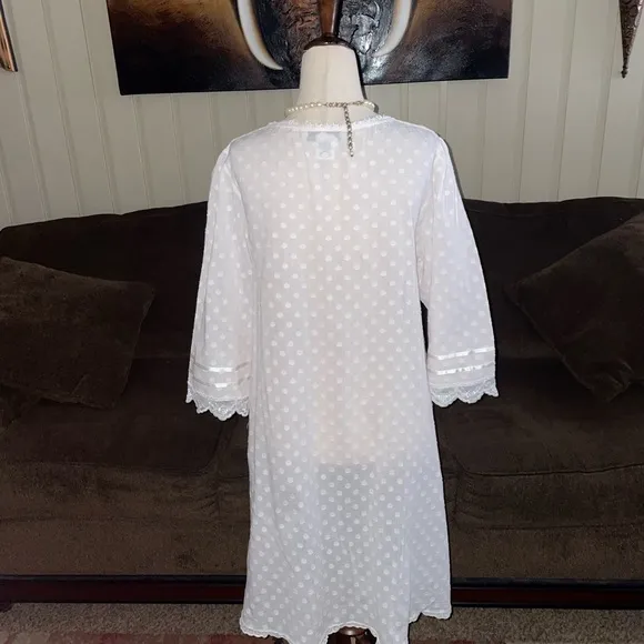 Priamo • Small • Pink/ White • Polka Dots • Lace • Ribbon • Nightgown