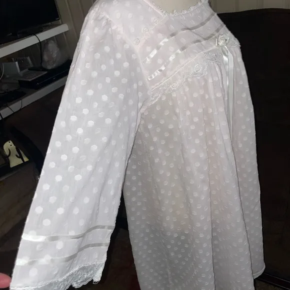 Priamo • Small • Pink/ White • Polka Dots • Lace • Ribbon • Nightgown