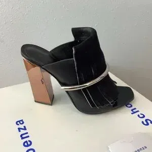 Proenza Schouler "Morolo/Metal Bar" Heels