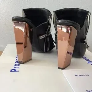 Proenza Schouler "Morolo/Metal Bar" Heels