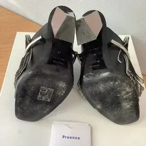 Proenza Schouler "Morolo/Metal Bar" Heels