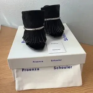Proenza Schouler "Morolo/Metal Bar" Heels