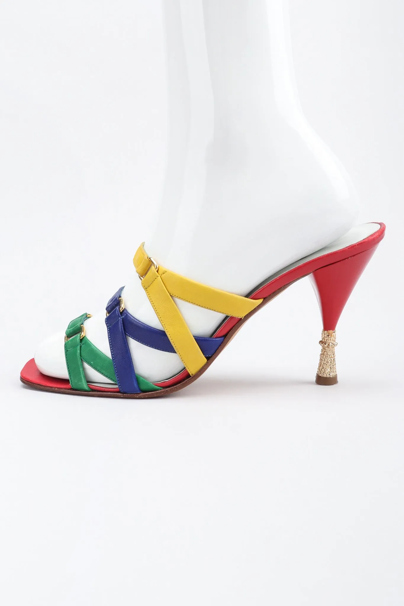 Rainbow Strappy Sandals