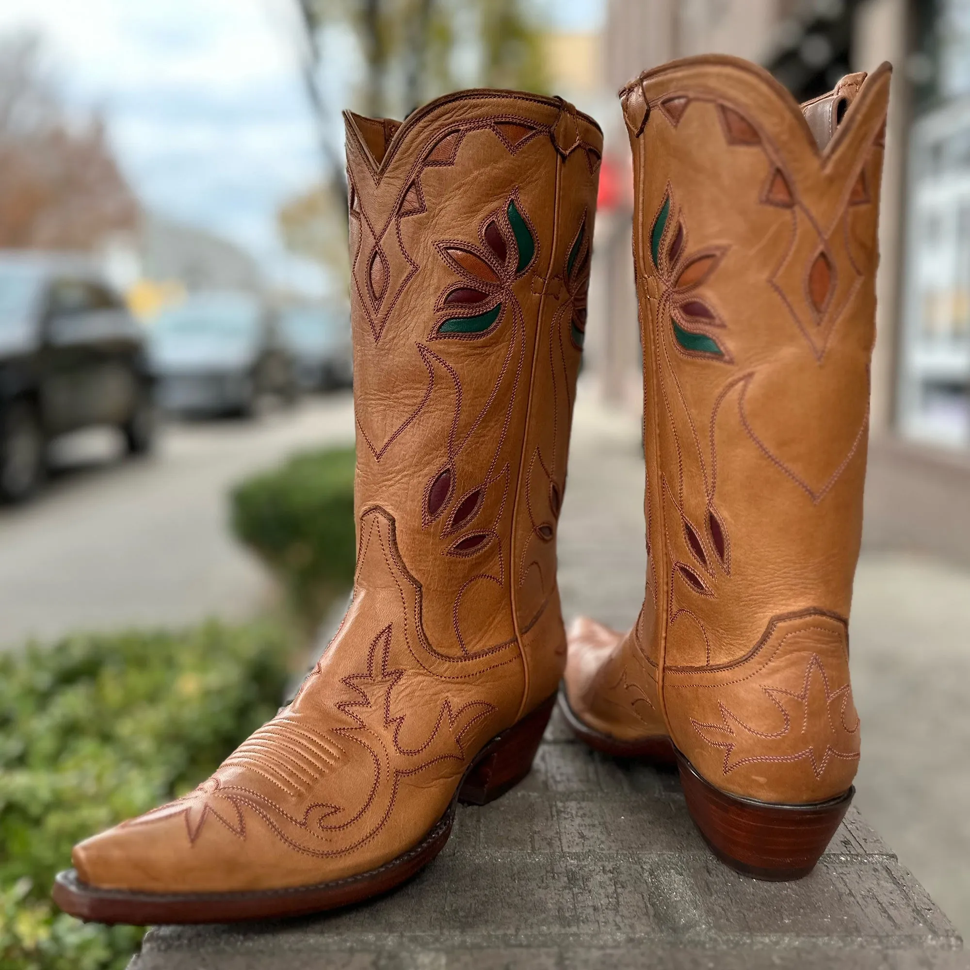 Ranch Hand Premium Light Cognac Cowgirl Boots