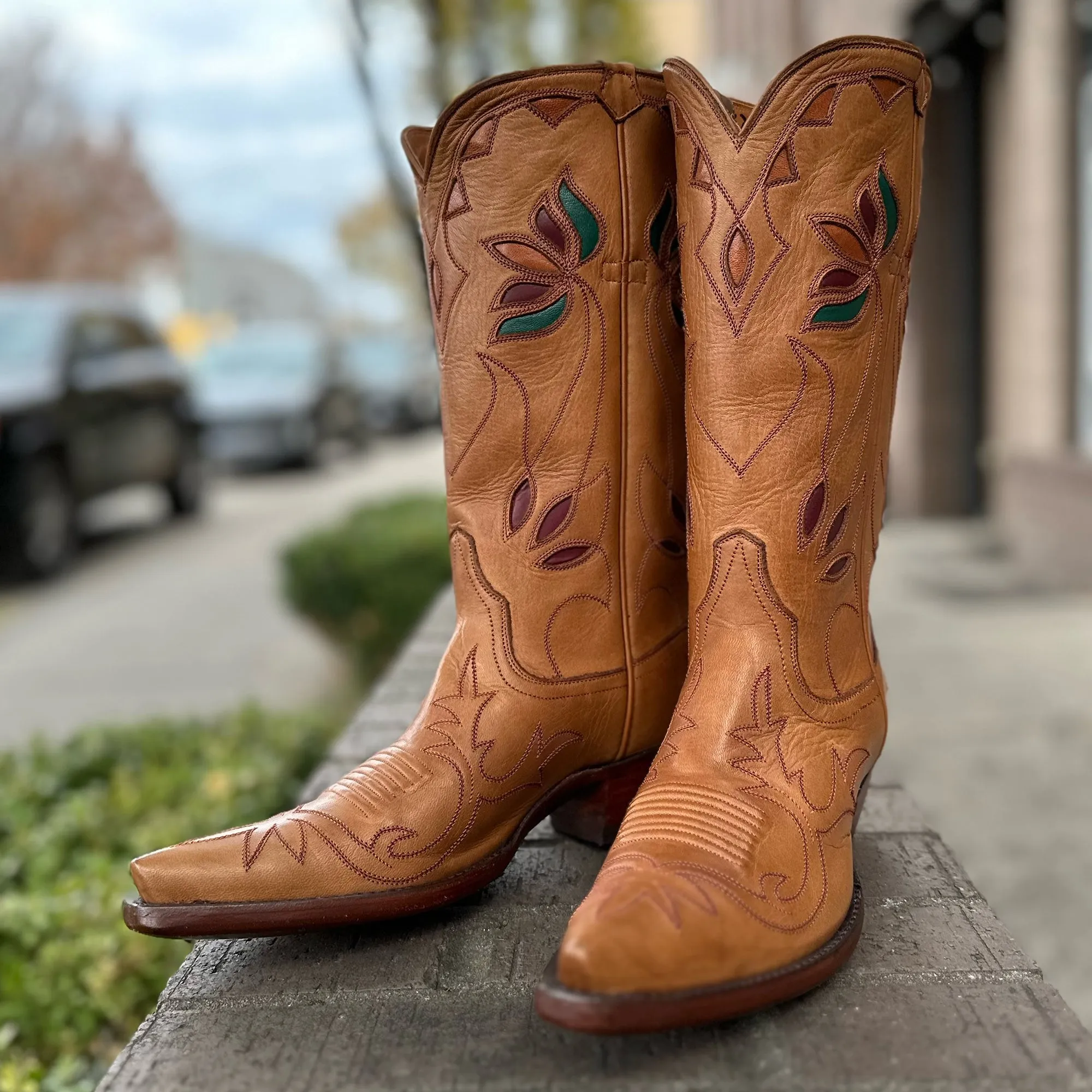 Ranch Hand Premium Light Cognac Cowgirl Boots