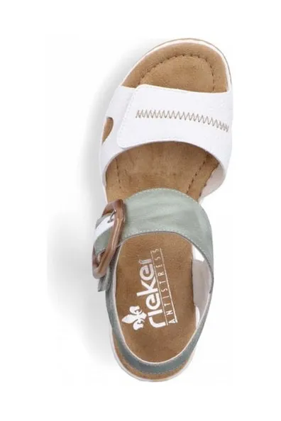 Rieker 67476-81 white combi