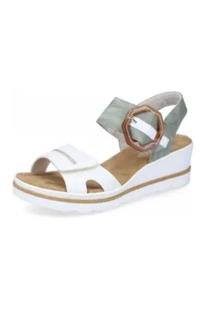 Rieker 67476-81 white combi