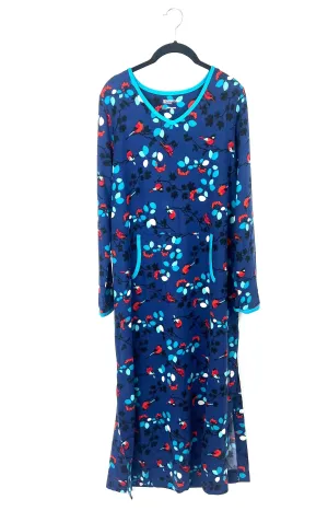 Royal Blue Printed Lounge Dress - Size 6/8