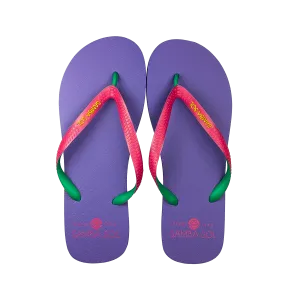 Samba Sol Men’s Beach Collection Flip Flops - Purple