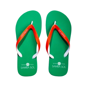 Samba Sol Men's Beach Collection Flip Flops - UM University of Miami