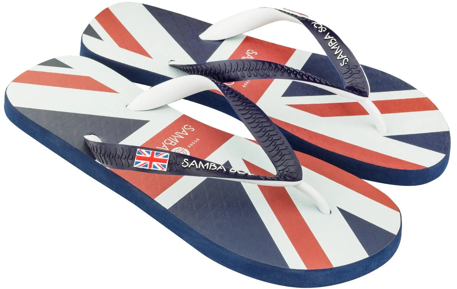 Samba Sol Men's Countries Collection Flip Flops - England
