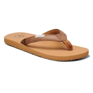 Seales Womans Flip Flop  Latte Brown