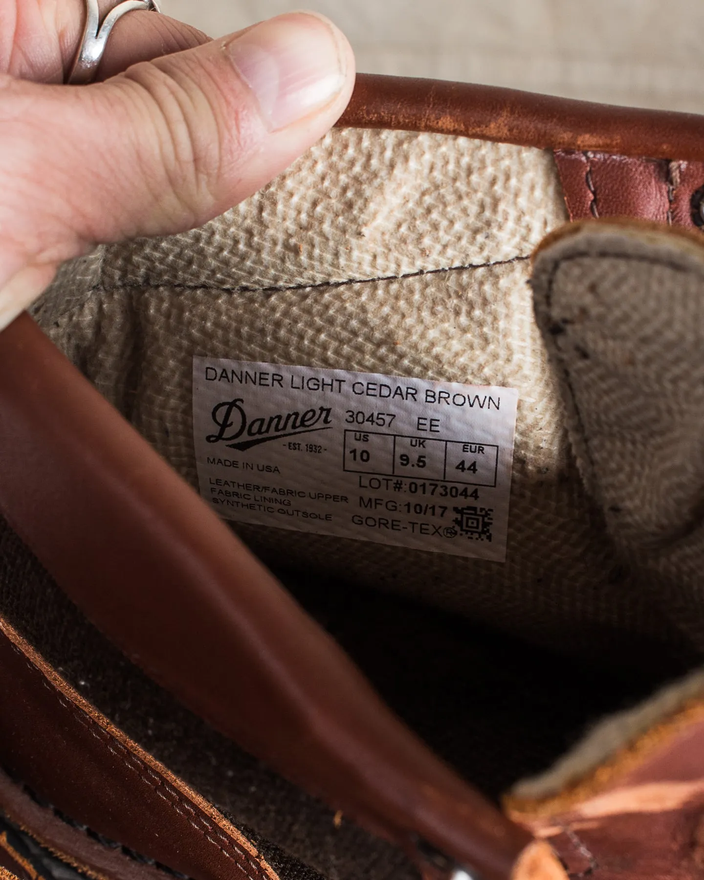Second Hand Danner Light 3044 Cedar Brown US 10 / EUR 44