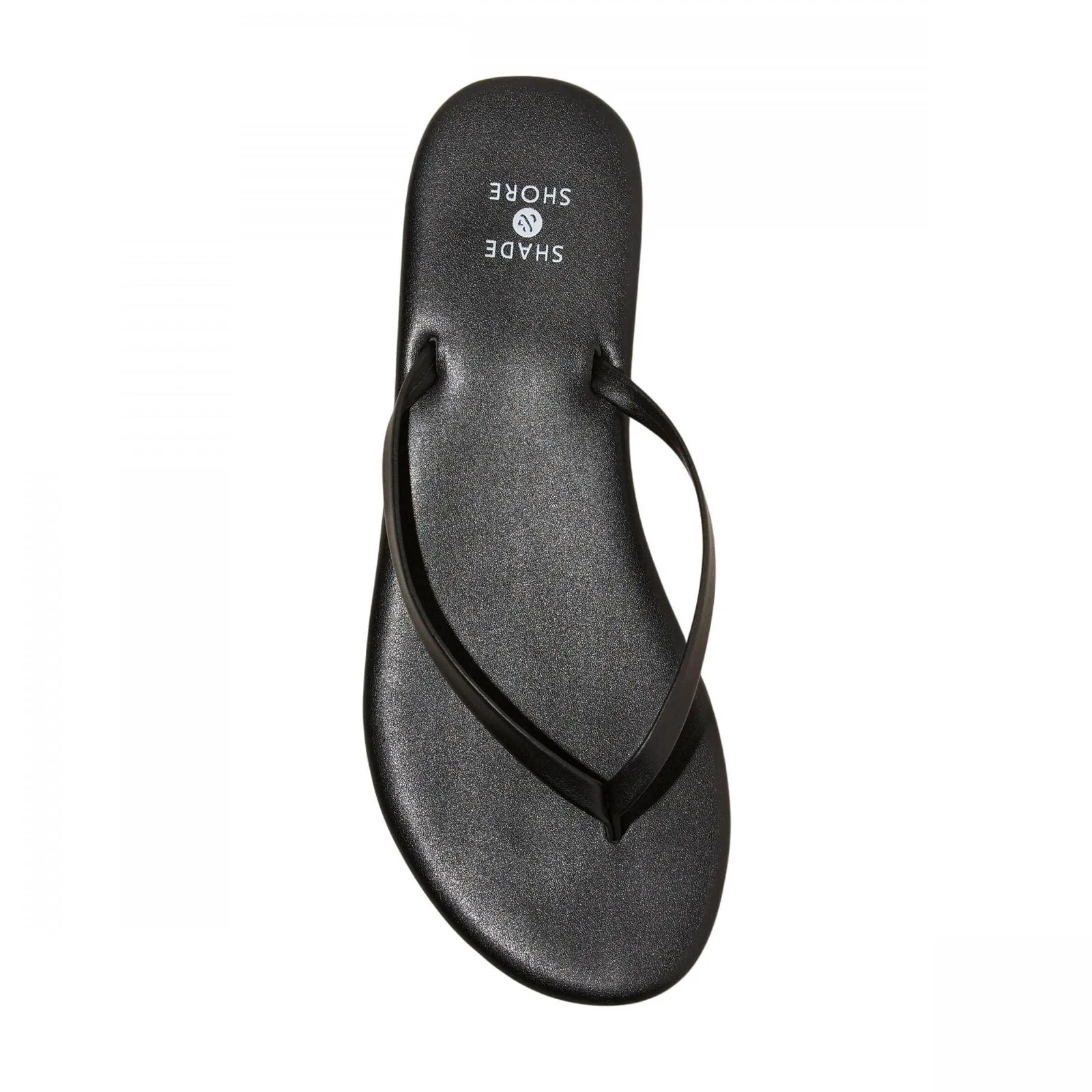 Shade & Shore Womens Cali Flip Flop Sandals 89255319 Black 8M